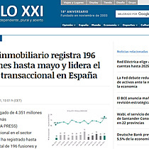 El sector inmobiliario registra 196 operaciones hasta mayo y lidera el mercado transaccional en Espaa
